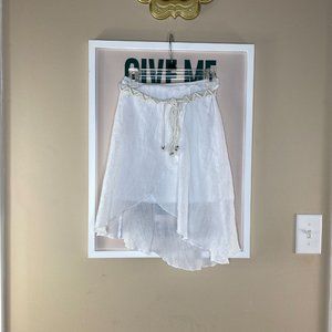 Vintage 90s/Y2k Boho Fairy Asymmetrical Midi Skirt